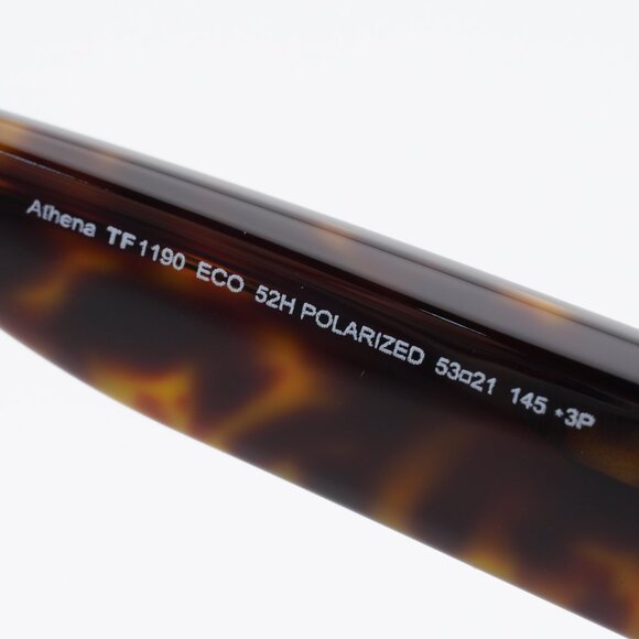 Tom Ford Athena FT1190 52H Sunglasses Havana Cat Eye Frame, Polarized Lenses main image 8